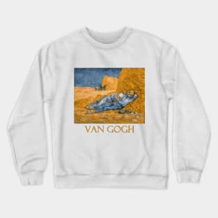 The Midday Rest by Vincent van Gogh Crewneck Sweatshirt